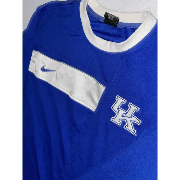 Vintage Kentucky Wildcats Basketball Warm Up Shirt Nike Mens S Team‎ Issued RARE - Picture 3 of 6